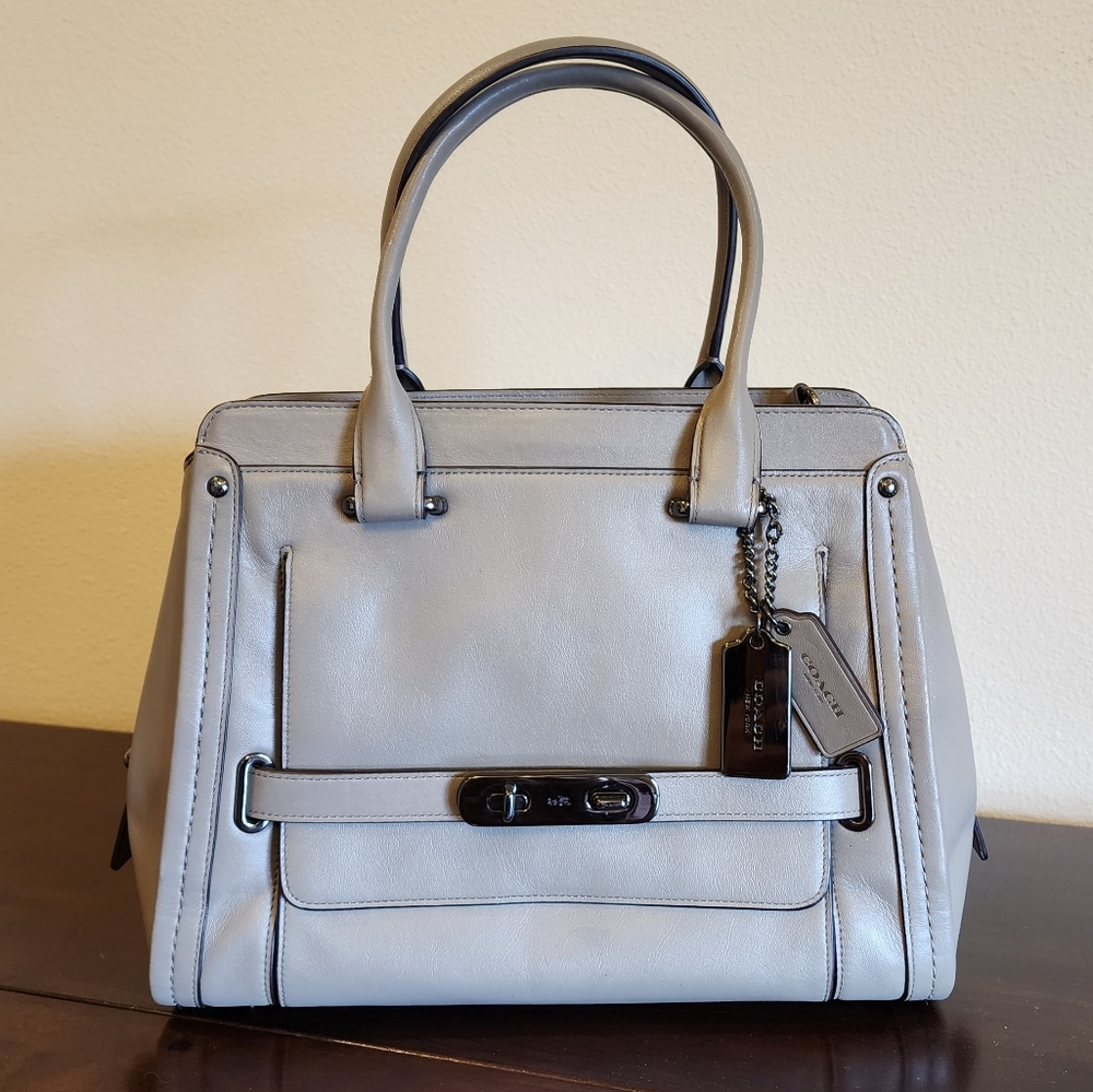 Coach Swagger frame Satchel